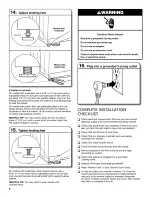 Preview for 8 page of Kenmore 11028132410 Installation Instructions Manual