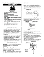 Preview for 5 page of Kenmore 11062182100 Owner'S Manual