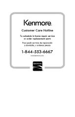 Preview for 25 page of Kenmore 111.17142 Use & Care Manual