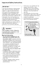 Preview for 4 page of Kenmore 111.17552 Use & Care Manual