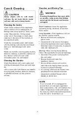 Preview for 7 page of Kenmore 111.22062 Use & Care Manual