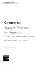 Preview for 1 page of Kenmore 111.22142 Use & Care Manual