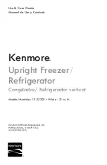 Preview for 1 page of Kenmore 111.22202 Use & Care Manual