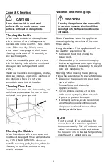 Preview for 8 page of Kenmore 111.22202 Use & Care Manual