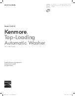 Kenmore 111.2914 User And Care Manual предпросмотр