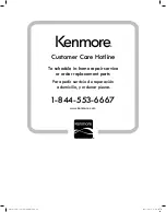 Предварительный просмотр 30 страницы Kenmore 111.2914 User And Care Manual