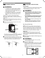 Предварительный просмотр 14 страницы Kenmore 111.6914 Series Use & Care Manual