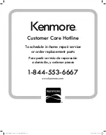 Предварительный просмотр 31 страницы Kenmore 111.6914 Series Use & Care Manual