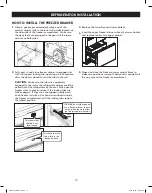 Preview for 17 page of Kenmore 111.7303 Series Use & Care Manual