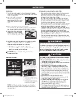 Preview for 29 page of Kenmore 111.7303 Series Use & Care Manual