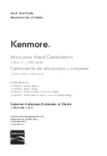 Предварительный просмотр 1 страницы Kenmore 111.83532 Use & Care Manual