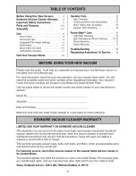 Preview for 2 page of Kenmore 116.20112 Owner'S Manual