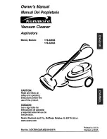 Preview for 1 page of Kenmore 116.22822 Owner'S Manual