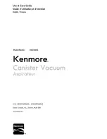 Kenmore 116.23203C Use & Care Manual preview