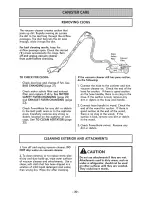 Предварительный просмотр 20 страницы Kenmore 116.23205C Use & Care Manual