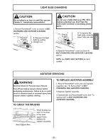 Preview for 21 page of Kenmore 116.23385C Use & Care Manual