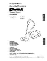 Предварительный просмотр 1 страницы Kenmore 116.23612 Owner'S Manual