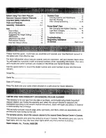 Preview for 2 page of Kenmore 116.23637C Owner'S Manual