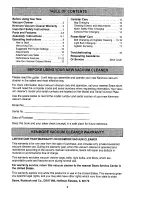 Preview for 2 page of Kenmore 116.26212 Owner'S Manual