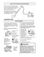 Preview for 14 page of Kenmore 116.27514 Owner'S Manual