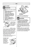 Preview for 8 page of Kenmore 116.29912 Owner'S Manual