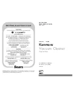 Kenmore 116.30608C Use & Care Manual preview