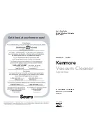 Kenmore 116.30610C Use & Care Manual предпросмотр