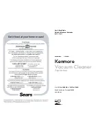 Kenmore 116.30612C Use & Care Manual preview