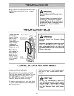 Предварительный просмотр 16 страницы Kenmore 116.31040 Use & Care Manual