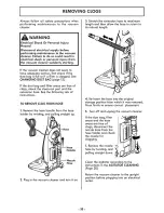 Preview for 19 page of Kenmore 116.31140 Use & Care Manual