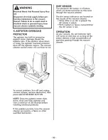 Предварительный просмотр 16 страницы Kenmore 116.31200 Use & Care Manual