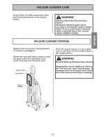 Предварительный просмотр 17 страницы Kenmore 116.31200 Use & Care Manual