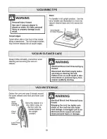 Предварительный просмотр 10 страницы Kenmore 116.31200A Owner'S Manual