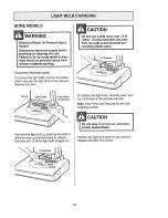 Предварительный просмотр 16 страницы Kenmore 116.31200A Owner'S Manual