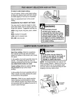 Предварительный просмотр 7 страницы Kenmore 116.31675 Owner'S Manual