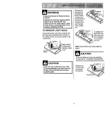 Предварительный просмотр 21 страницы Kenmore 116.31722 Owner'S Manual