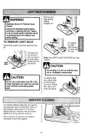 Предварительный просмотр 17 страницы Kenmore 116.31912 Owner'S Manual