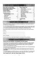 Preview for 2 page of Kenmore 116.33720 Owner'S Manual