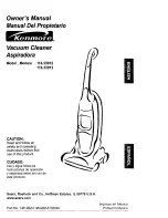 Kenmore 116.33912 Owner'S Manual preview