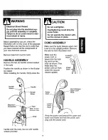 Предварительный просмотр 5 страницы Kenmore 116.33912 Owner'S Manual