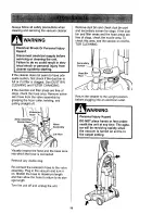 Предварительный просмотр 18 страницы Kenmore 116.33912 Owner'S Manual