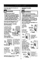 Предварительный просмотр 16 страницы Kenmore 116.34924 Owner'S Manual