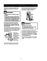 Предварительный просмотр 18 страницы Kenmore 116.34924 Owner'S Manual