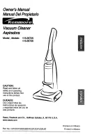 Kenmore 116.35725 Owner'S Manual preview