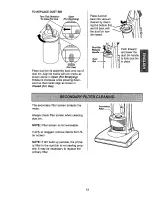 Preview for 13 page of Kenmore 116.36720 Owner'S Manual