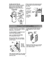 Предварительный просмотр 17 страницы Kenmore 116.36922 Owner'S Manual