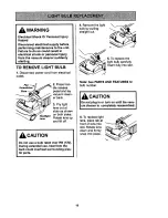 Предварительный просмотр 18 страницы Kenmore 116.36922 Owner'S Manual