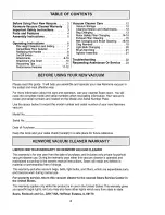 Preview for 2 page of Kenmore 116.38412 Owner'S Manual