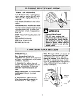 Preview for 7 page of Kenmore 116.38412 Owner'S Manual