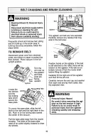 Preview for 16 page of Kenmore 116.38412 Owner'S Manual